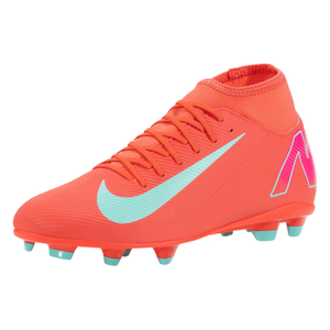 Nike Superfly 10 Club FG/MG Soccer Cleats (Ember Glow/Aurora Green)