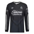 adidas Club America Authentic Long Sleeve Away Jersey 26/27 (Black/Carbon)
