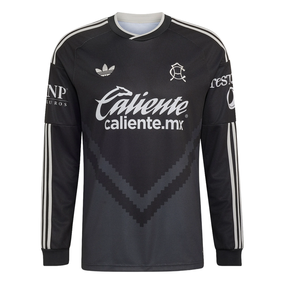 adidas Club America Long Sleeve Away Jersey 26/27 (Black/Carbon)