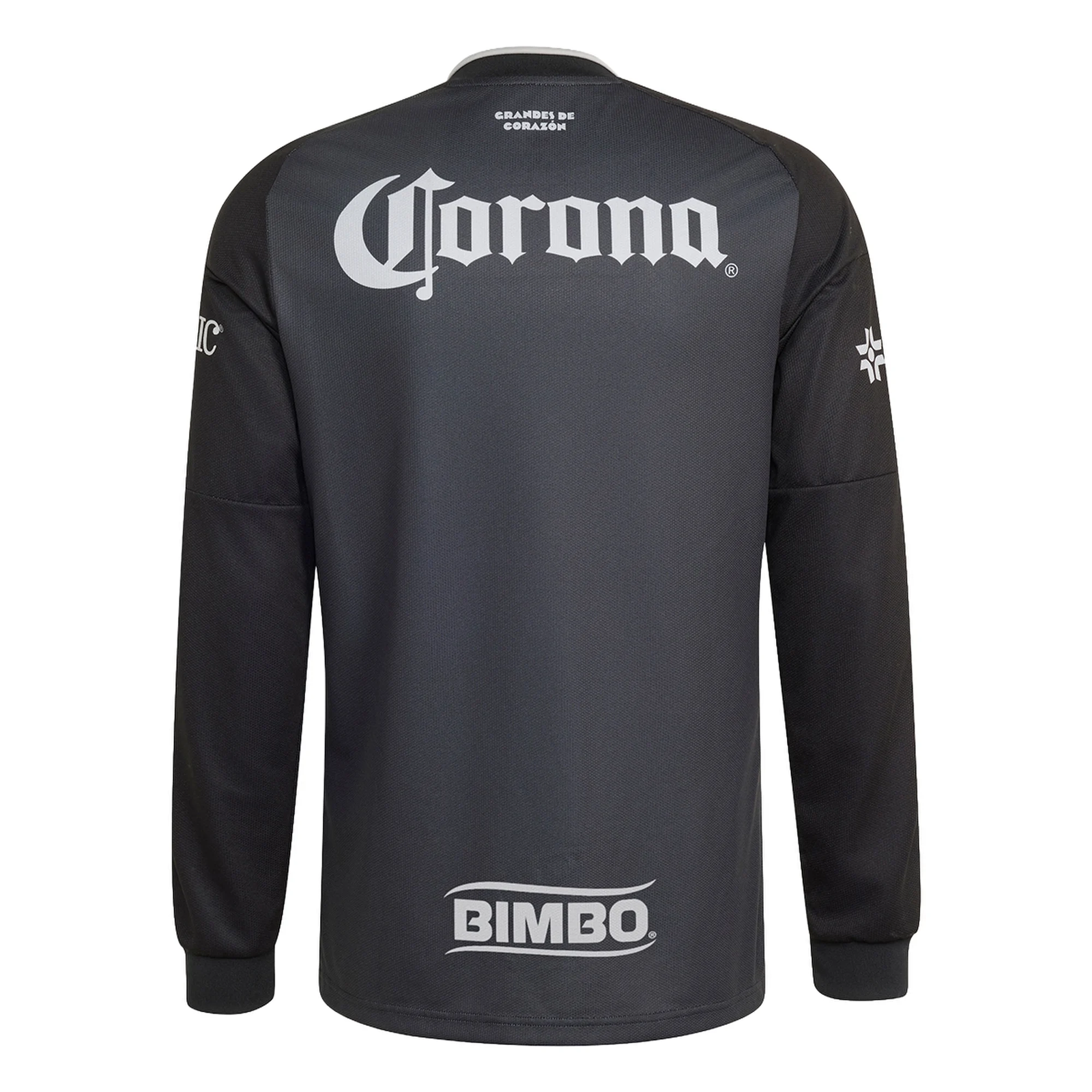 adidas Club America Long Sleeve Away Jersey 26/27 (Black/Carbon)