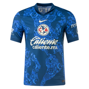 Nike Club America Authentic Away Jersey 24/25 (Valerian Blue/Lemon Chiffon)