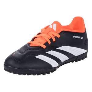 adidas Jr. Predator Club Turf Soccer Shoes (Core Black/White)