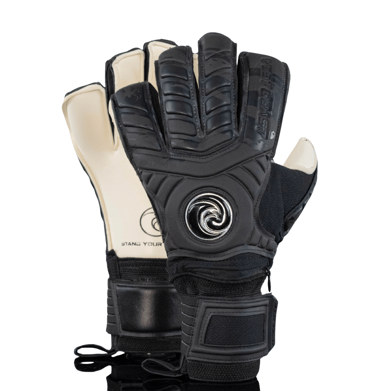 Coast Spyder X Diamond Goalkeeper Gloves (Black) | SoccerWearhouse