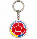 Colombia National Football Team Double Sided Metal Crest Keychain