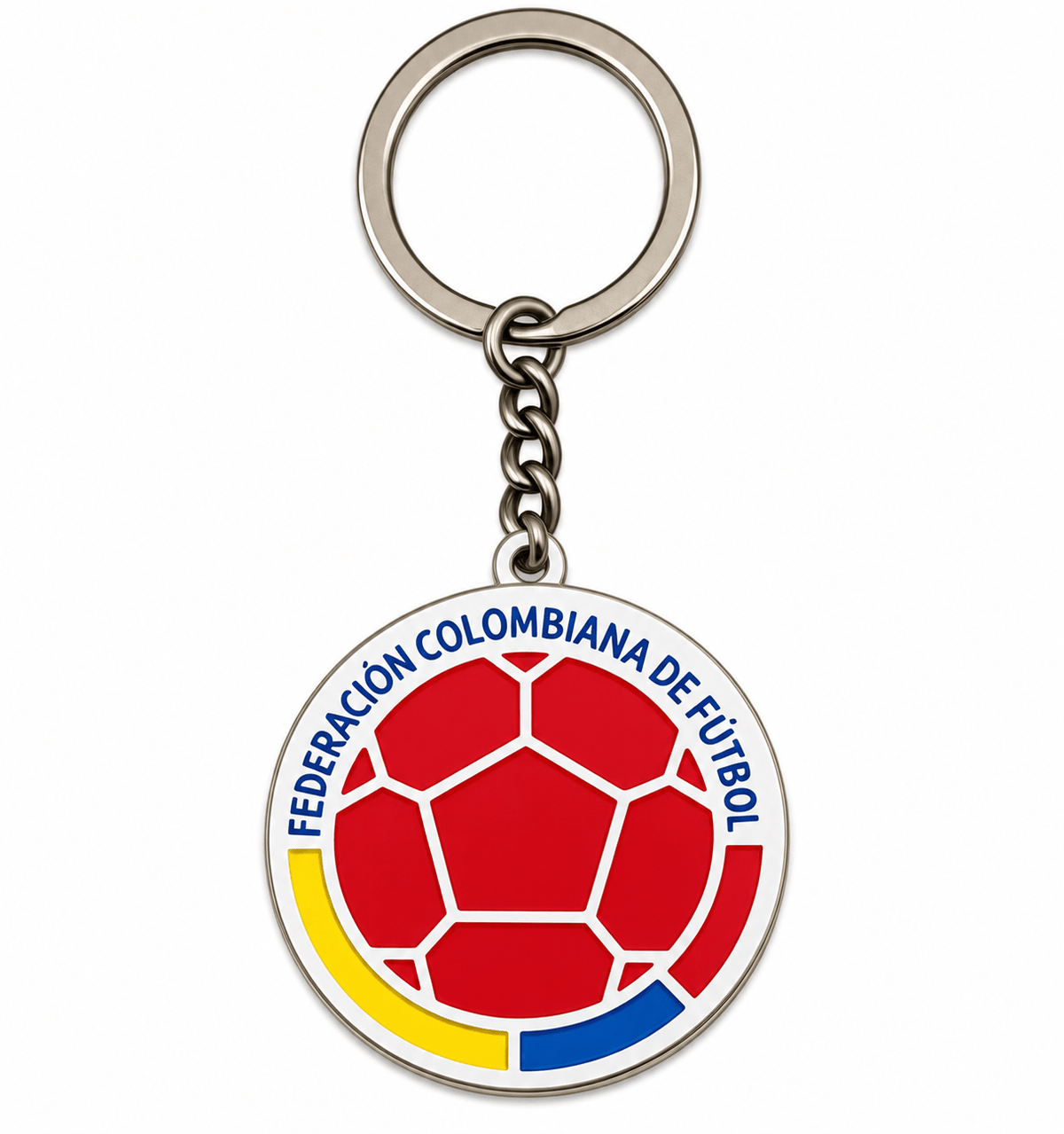 Colombia National Football Team Double Sided Metal Crest Keychain | SoccerWearhouse