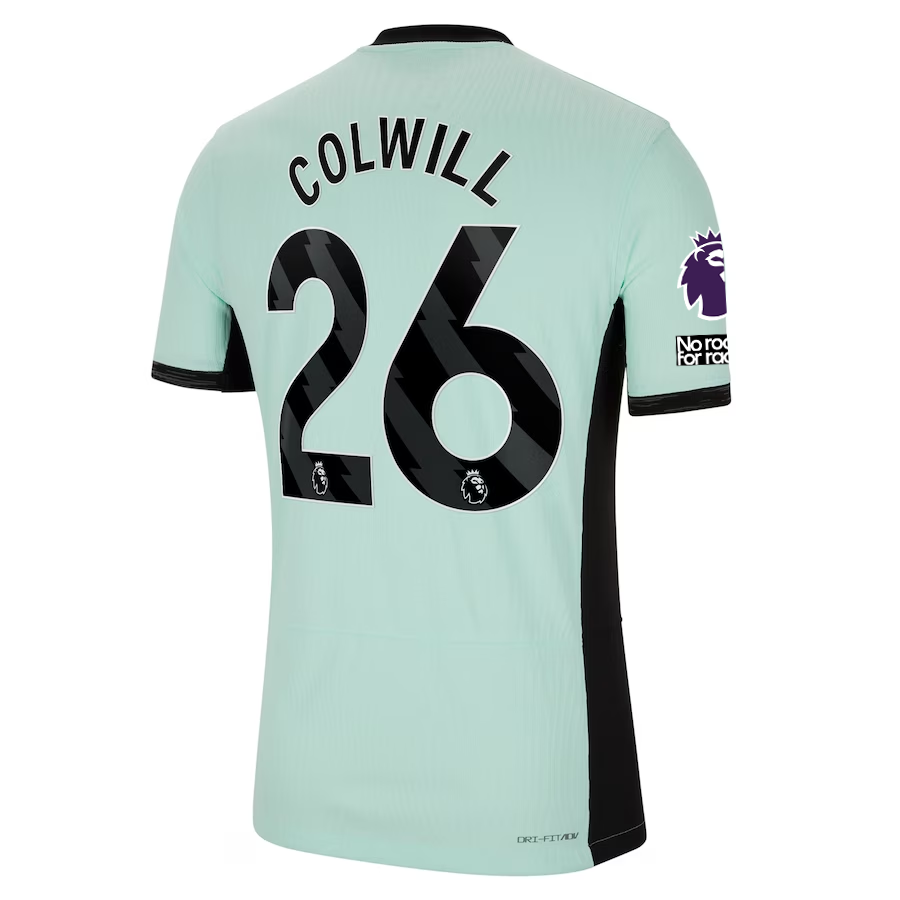 Nike Chelsea Authentic Colwill Match Vaporknit Third Jersey w EPL N Soccer Wearhouse