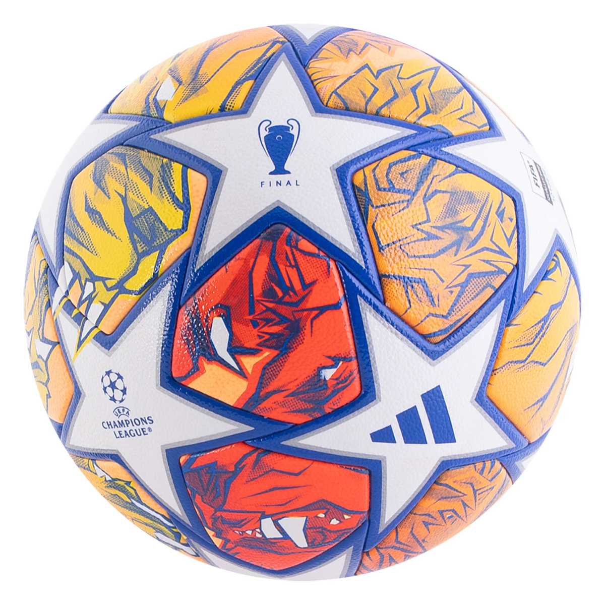 adidas UCL Competition Ball 23/24 (White/Glory Blue/Flash Orange ...