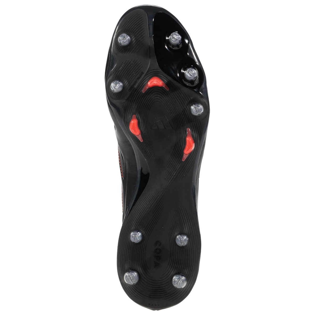 adidas Copa Pure III Elite FG Soccer Cleats (Black/Carbon/Lucid Red)