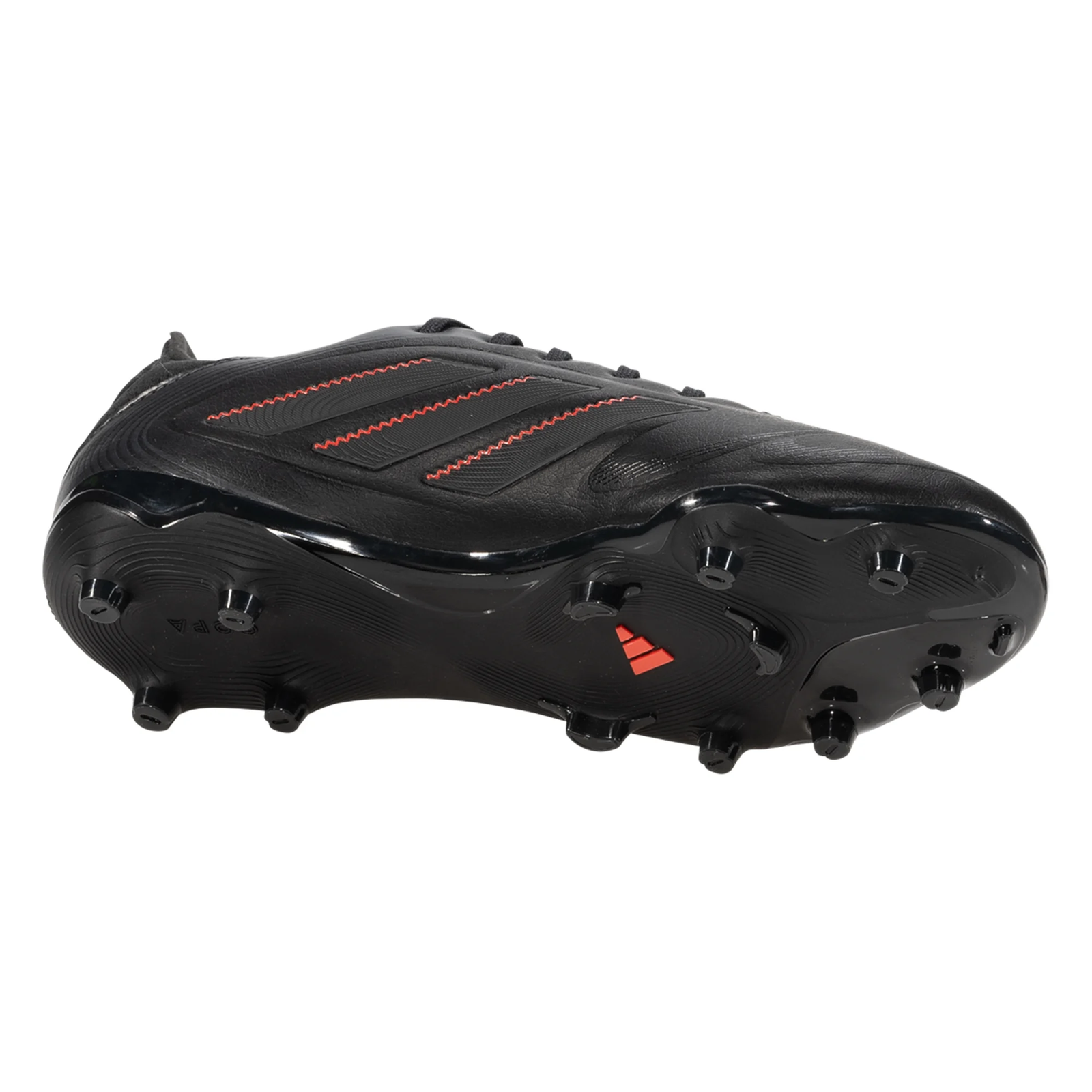 adidas Jr. Copa Pure III League FG/MG Soccer Cleats (Black/Carbon/Lucid Red)