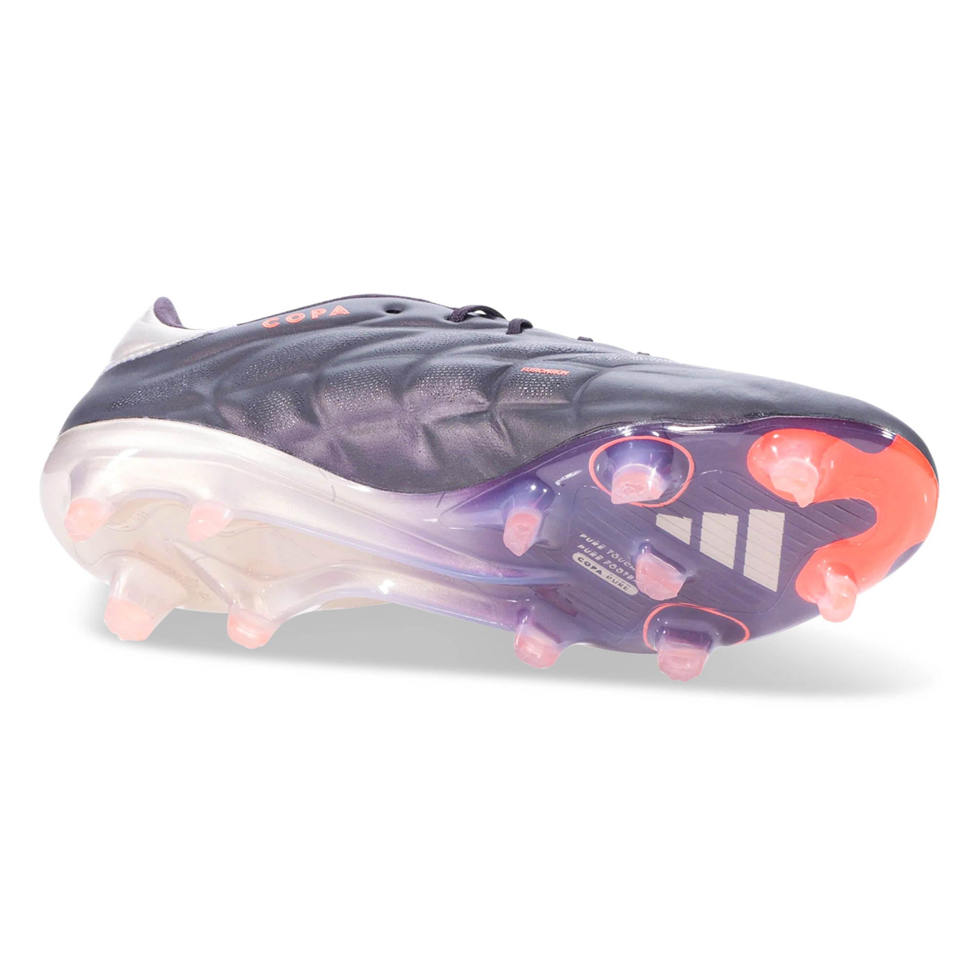 adidas Copa Pure 2 Elite FG Soccer Cleats (Platinum/Metallic/Turbo