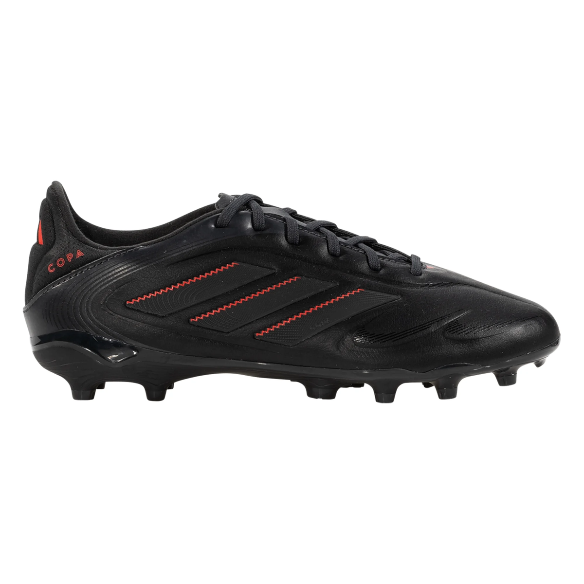 adidas Jr. Copa Pure III League FG/MG Soccer Cleats (Black/Carbon/Lucid Red)