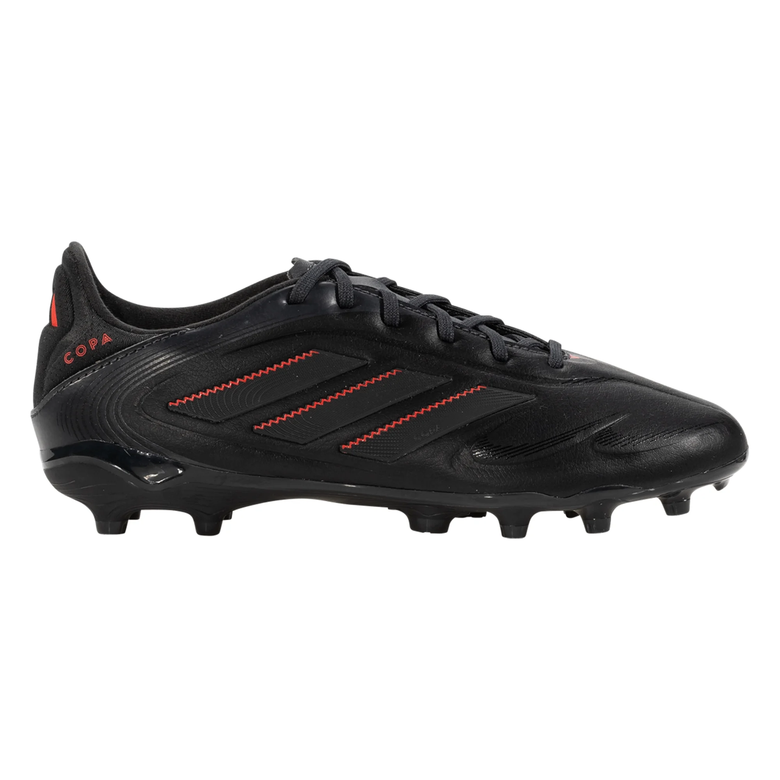 adidas Jr. Copa Pure III League FG/MG Soccer Cleats (Black/Carbon/Lucid Red)