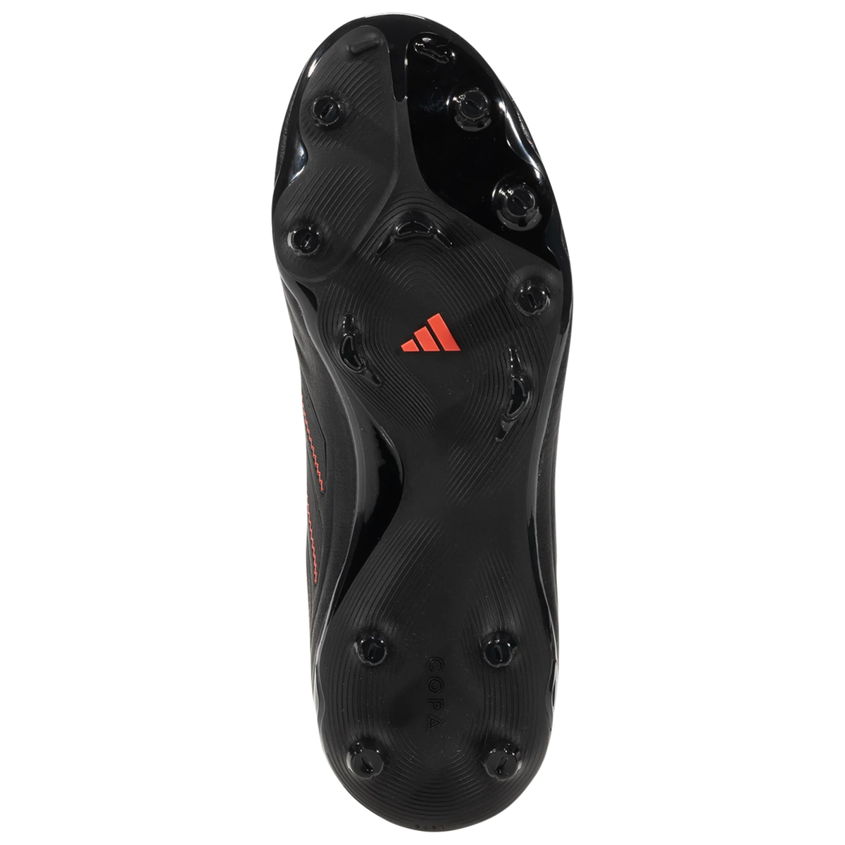adidas Jr. Copa Pure III League FG/MG Soccer Cleats (Black/Carbon/Lucid Red)