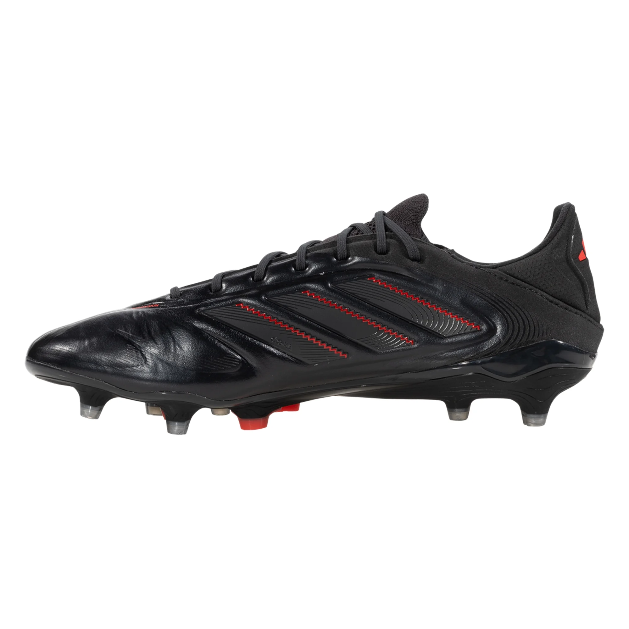adidas Copa Pure III Elite FG Soccer Cleats (Black/Carbon/Lucid Red)