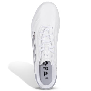 adidas Copa Pure 2 Elite Firm Ground Soccer Cleats (White/Silver Metallic)