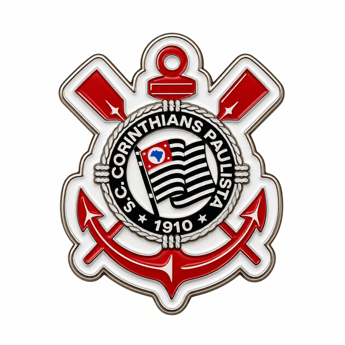 Corinthians FC Enamel Pin | SoccerWearhouse