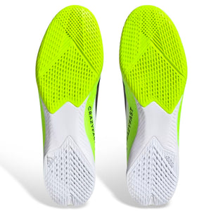 adidas Crazyfast.3 Indoor Shoes (White/Lucid Lemon)