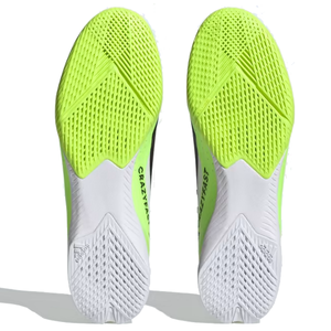 adidas Crazyfast.3 Indoor Shoes (White/Lucid Lemon)