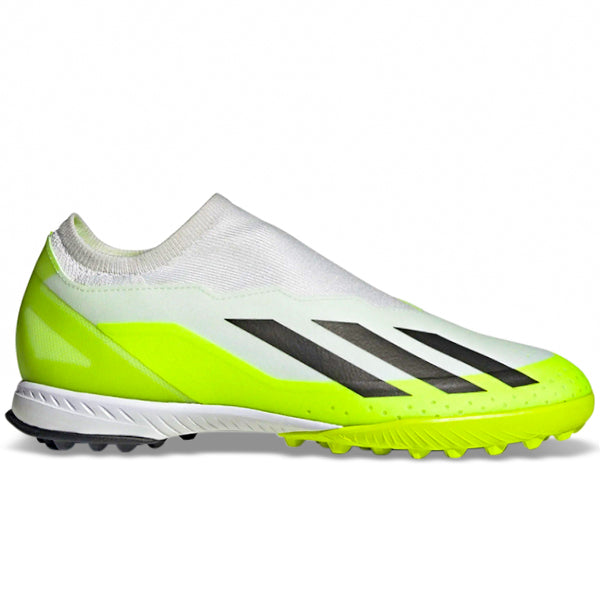 adidas X Crazyfast.3 LL Turf Soccer Shoes White Lucid Lemon