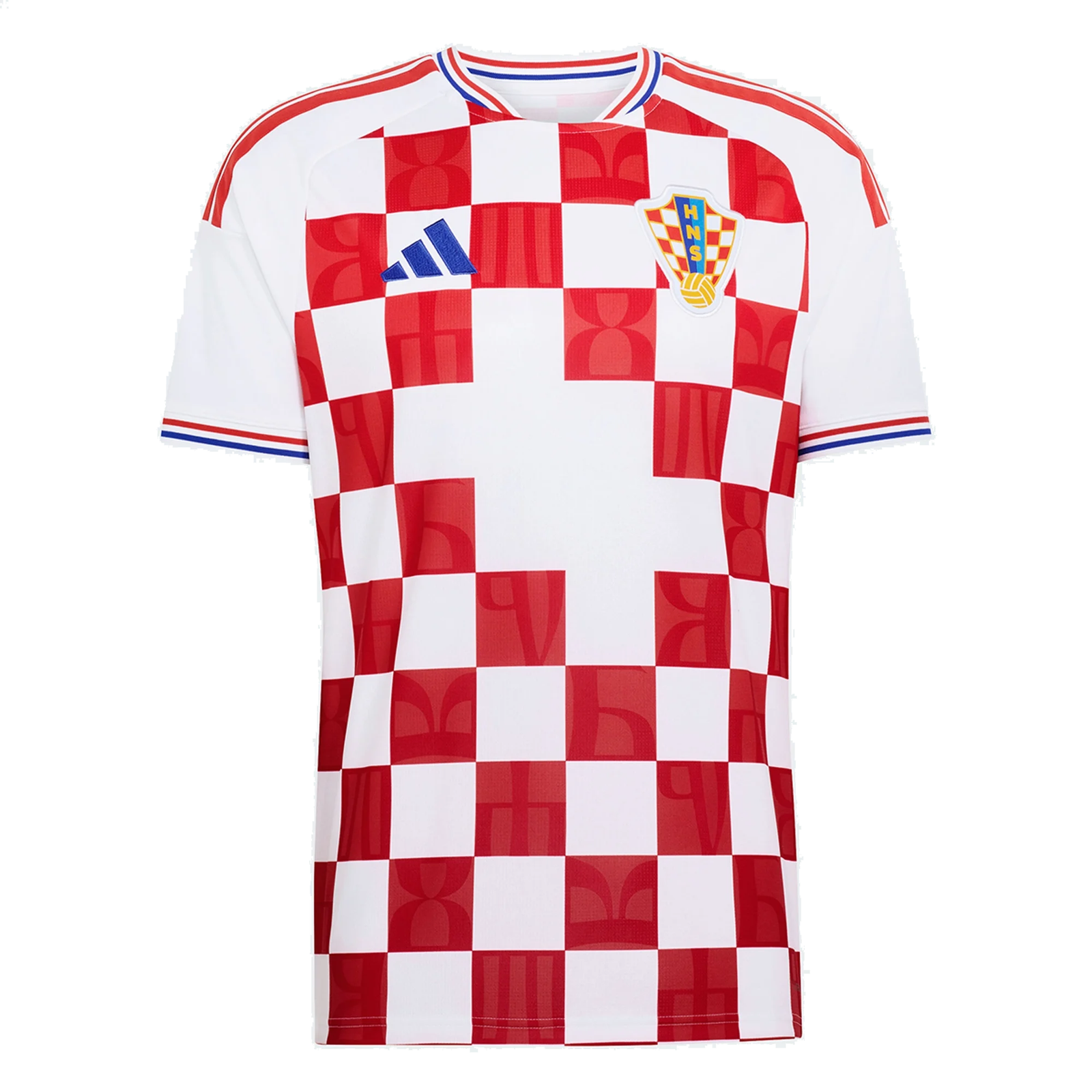adidas Mens Croatia Home Jersey 26/27 (White/Red)