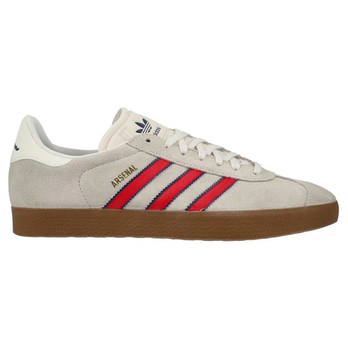 adidas Arsenal Gazelle Terrace Soccer Shoe (Offwhite/Better Scarlet/Night Sky)