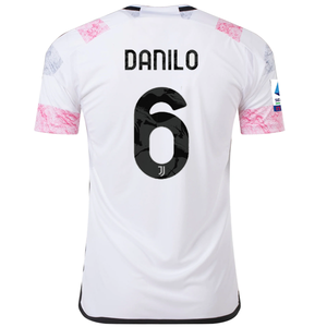 adidas Juventus Danilo Away Jersey w/ Serie A 23/24 (White)