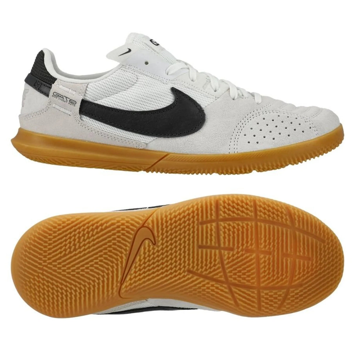 Nike Streetgato Indoor Soccer Shoes (Summit White/Night Forest)