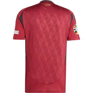 adidas Belgium Home Jersey w/ Euro 2024 Patches 24/25 (Burgundy)