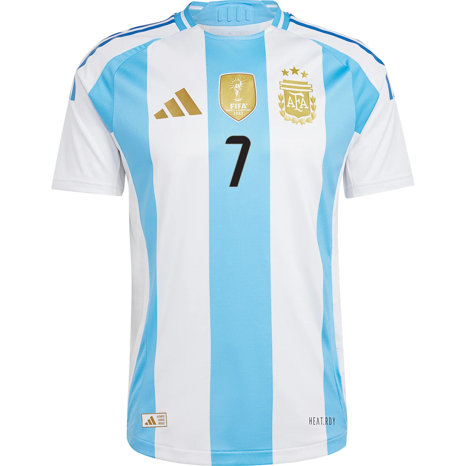 adidas Argentina Authentic Rodrigo De Paul Home 24/25 (White/Blue Burst)