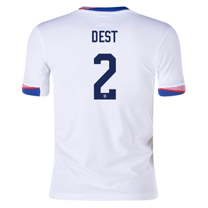 Nike Youth United States Sergiño Dest Home Jersey 24/25 (White)