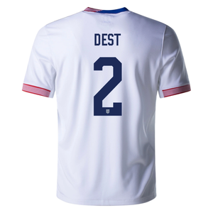 Nike United States Sergiño Dest Home Jersey 24/25 (White)