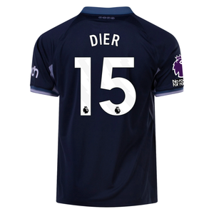 Nike Tottenham Eric Dier Away Jersey w/ EPL + No Room For Racism Patches 23/24 (Rine/Mystic Navy/Iron Purple)