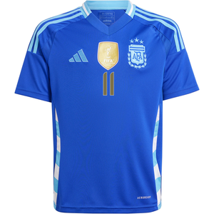 adidas Youth Argentina Angel Di Maria Away Jersey 24/25 (Lucid Blue/Blue Burst)