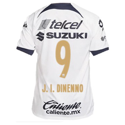 Nike Pumas UNAM Juan Dinenno Home Jersey w/ Liga MX Patch 23/24 (White/Obsidian)
