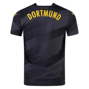 Puma Borussia Dortmund Authentic Away Jersey 24/25 (Puma Black/Faster Yellow)