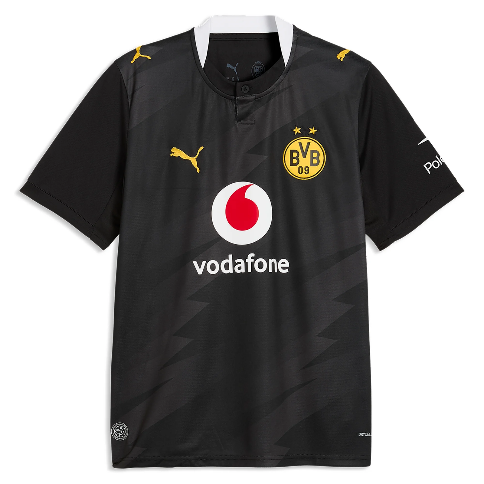 Puma Mens Mens Borussia Dortmund Away Jersey 26/27 (Black/Gray)