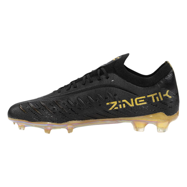 Charly Zinetik PFX Firm Ground Soccer Cleats (Black/Gold) - Soccer