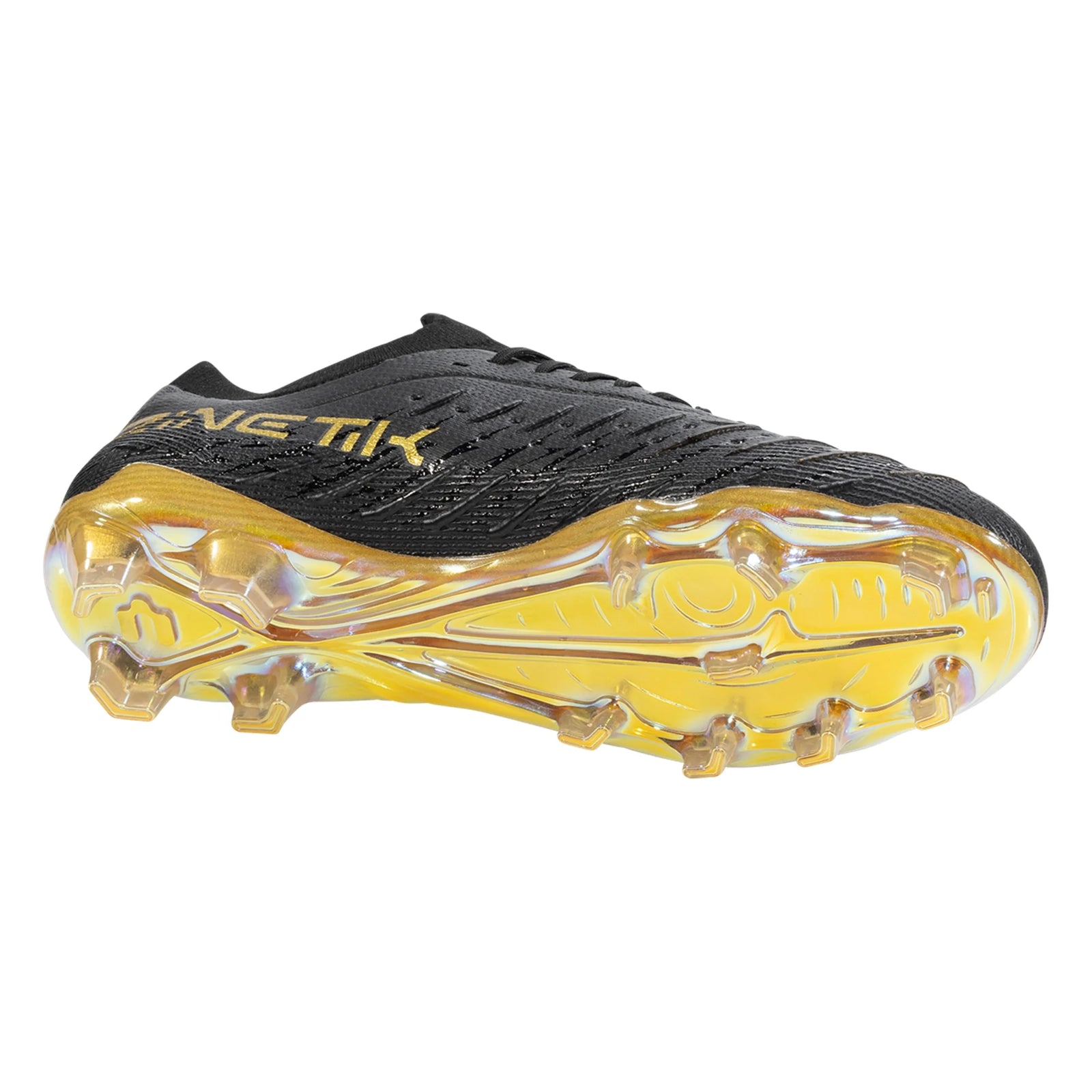 Charly Zinetik PFX Firm Ground Soccer Cleats (Black/Gold)