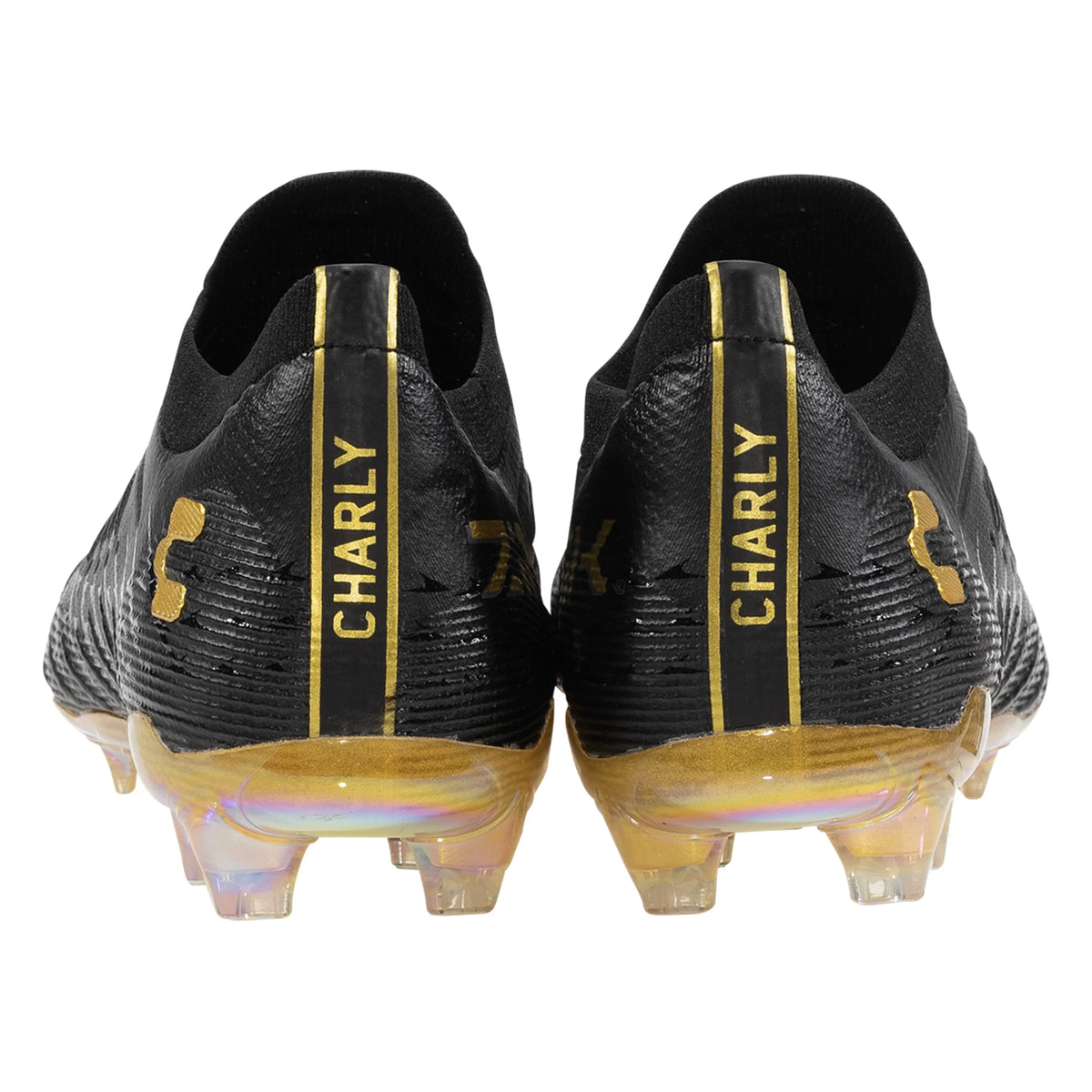 Charly Zinetik PFX Firm Ground Soccer Cleats (Black/Gold)