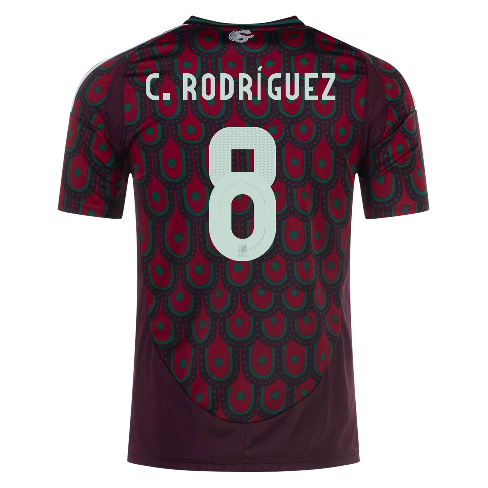 Adidas Mens Mexico Carlos Rodriguez Home Jersey 24/25 (Multicolor)