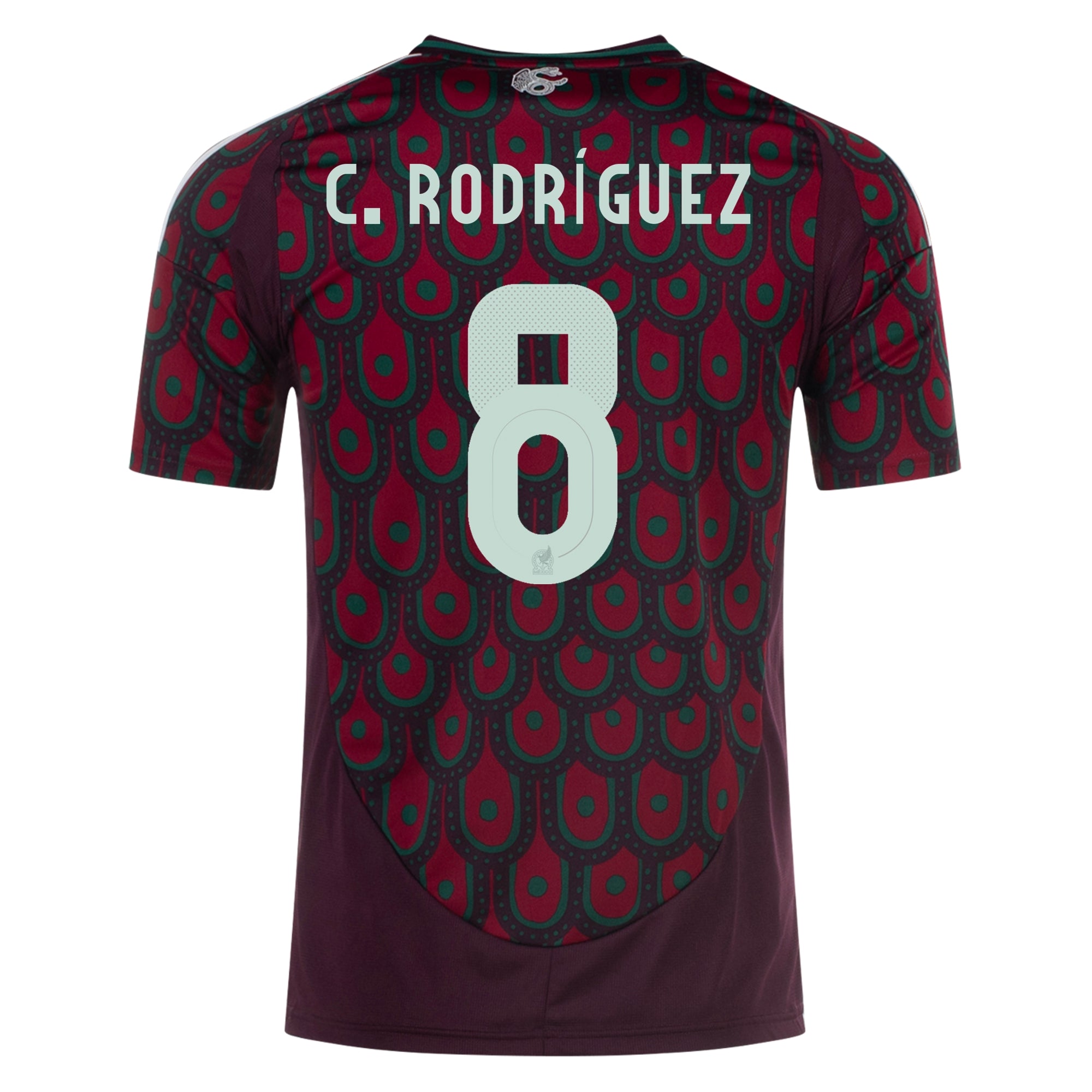 Adidas Mens Mexico Carlos Rodriguez Home Jersey 24/25 (Multicolor)