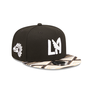 New Era LAFC Pattern 9FIFTY Snapback Hat (Black/Gold/Multi)