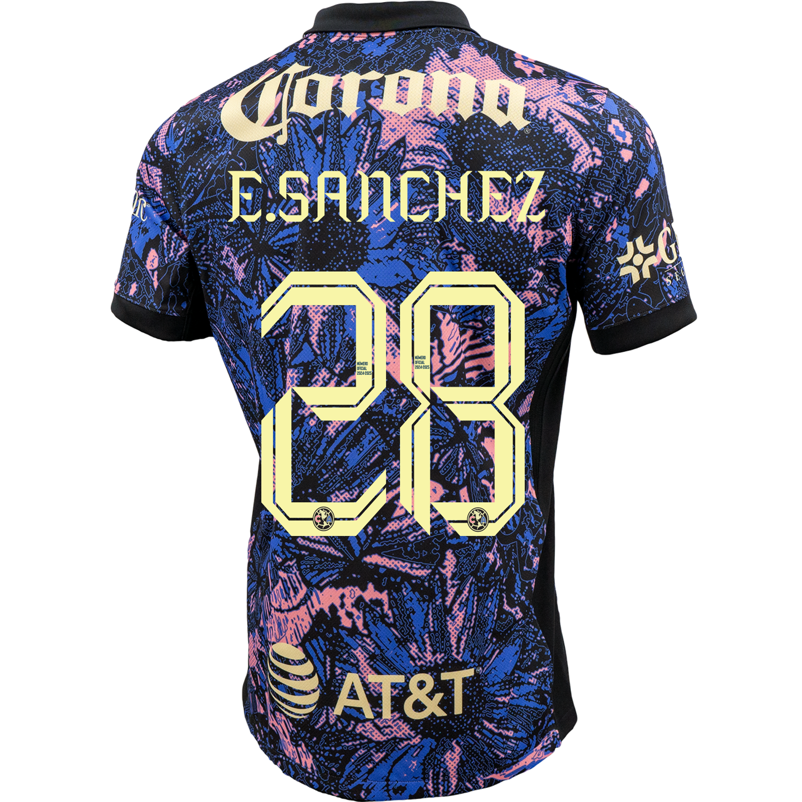 Nike Club America Érick Sánchez Third Jersey 24/25 (Medium Blue/Black/Lemon Chiffon)