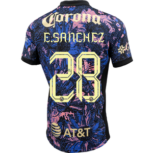 Nike Club America Érick Sánchez Third Jersey 24/25 (Medium Blue/Black/Lemon Chiffon)