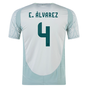 adidas Mexico Edson Álvarez Away Jersey 24/25 (Linen Green)