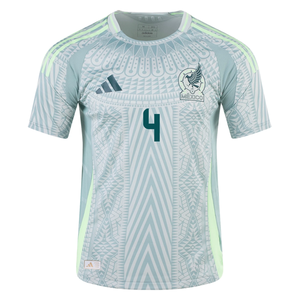 adidas Mexico Edson Álvarez Away Jersey 24/25 (Linen Green)