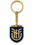 Ecuador National Team Double Sided Metal Crest Keychain