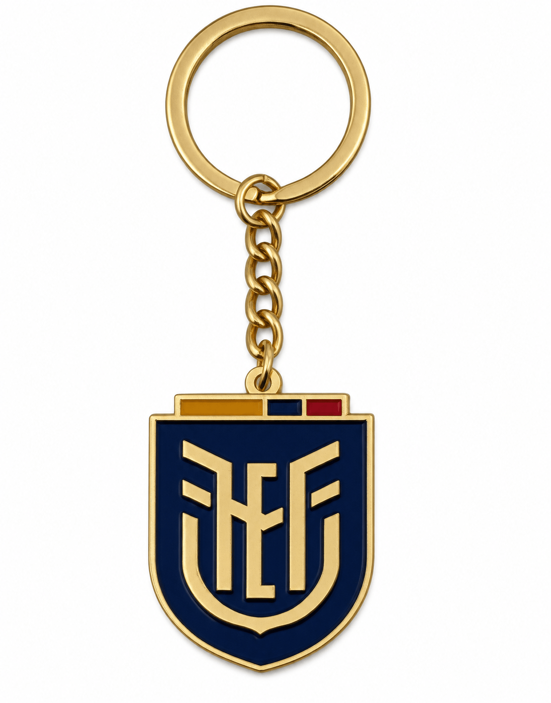 Ecuador National Team Double Sided Metal Crest Keychain | SoccerWearhouse
