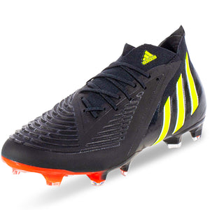 Adidas Predator Edge.1 FG Black Yellow Red 8.5