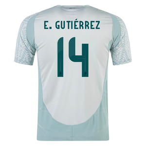 adidas Mexico Erick Gutiérrez Away Jersey 24/25 (Linen Green)